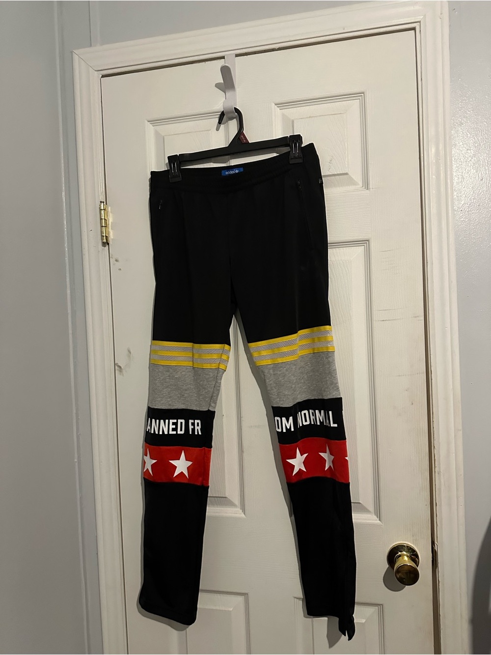 Rare Adidas x Rita Ora Banned From Normal Colorblock Ankle Zip Joggers S
